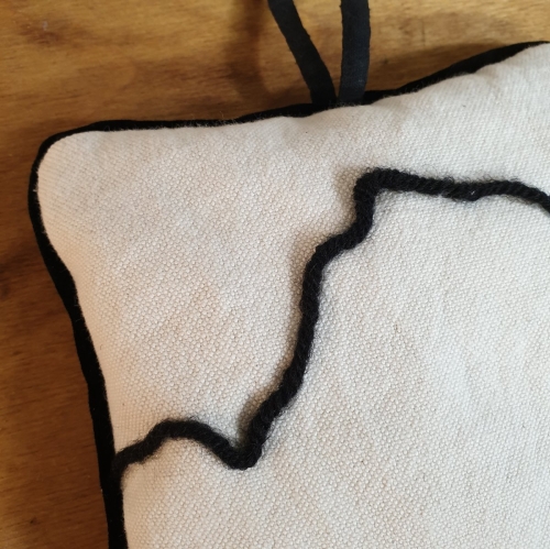 Coussin lavande Dent de Lys